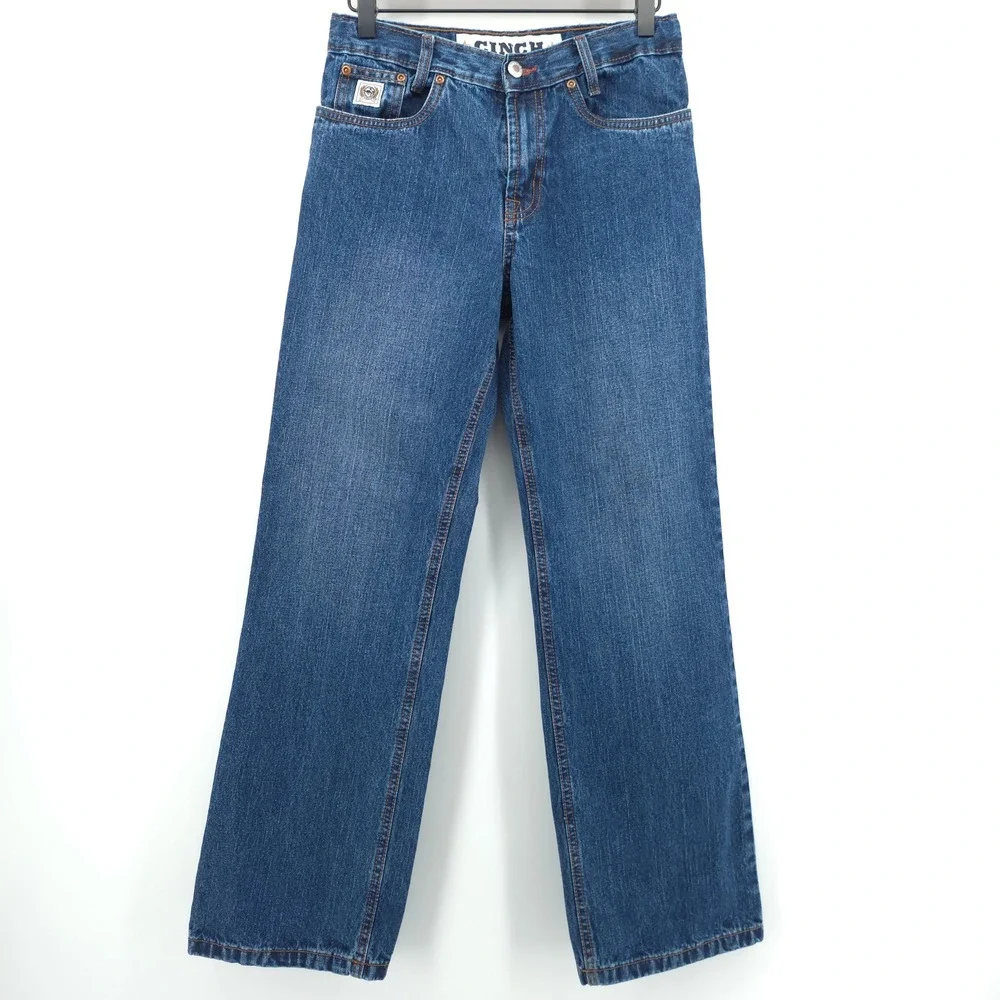 Cinch Boys Jeans MB12882002 14R Blue Medium Wash Western Cowboy Denim